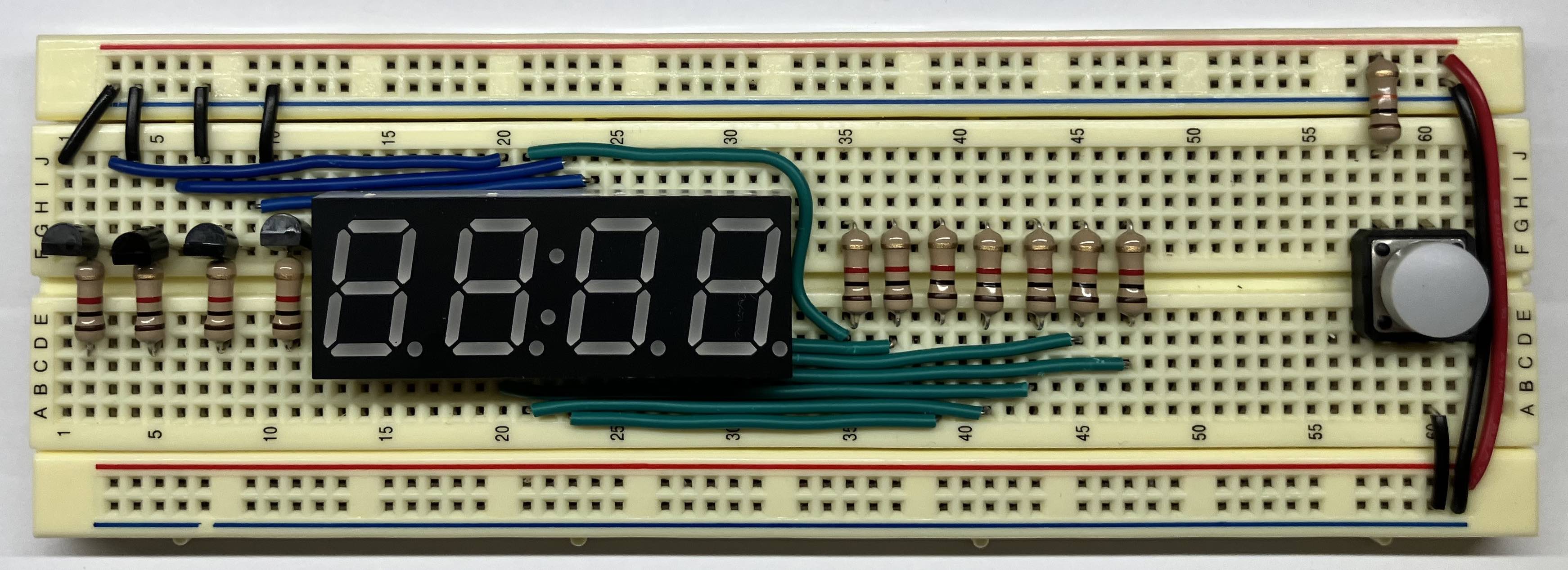 Wiring underneath a display