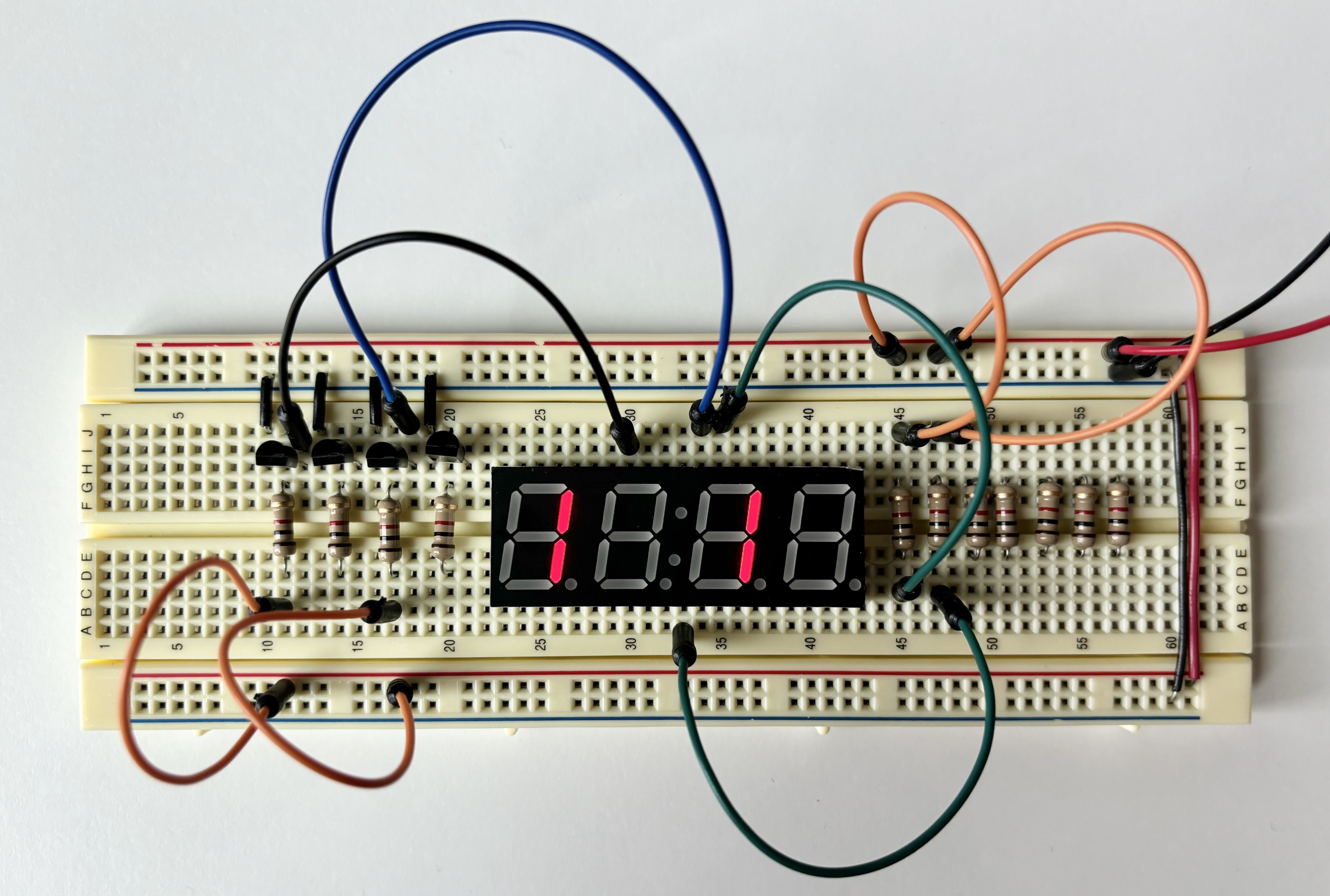 Test circuit for 1-1- using transistors